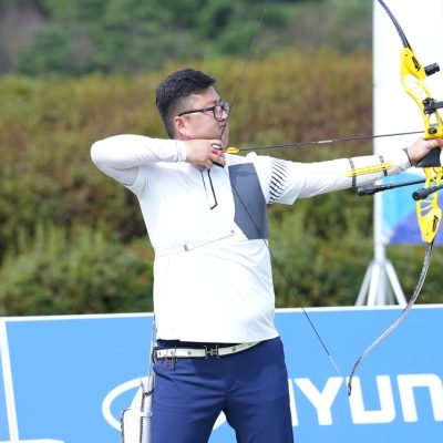 양궁 종합선수권대회 남자 개인전 우승자 김우진 [대한양궁협회 제공]